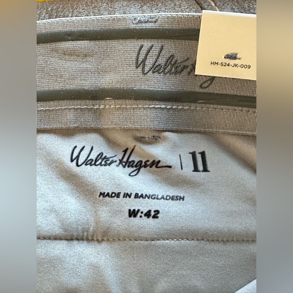 Walter Hagen Men's Clubhouse Linen Shorts - Size 42 - NWT Color: Grey Sky - Picture 5 of 6